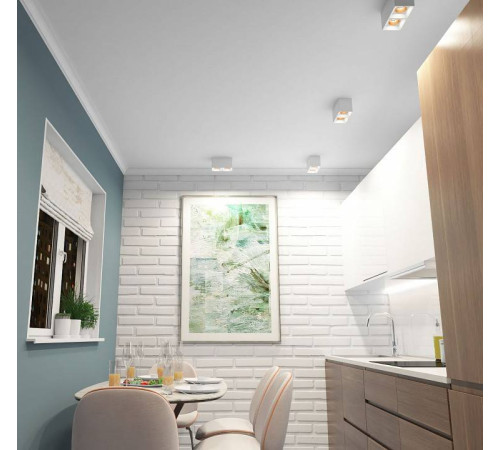 Накладной светильник Denkirs DK3030 DK3085-WH+BR