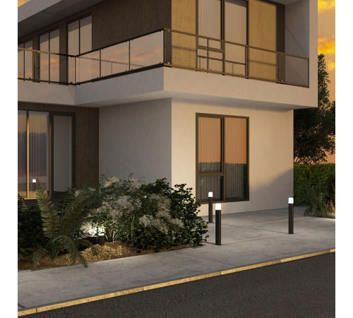 Наземный низкий светильник Denkirs NORD DK9749-BK