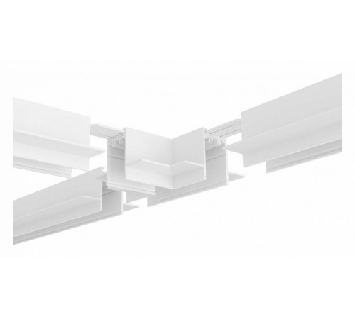 Соединитель T-образный для треков Denkirs SMART HIDE TR2113-WH