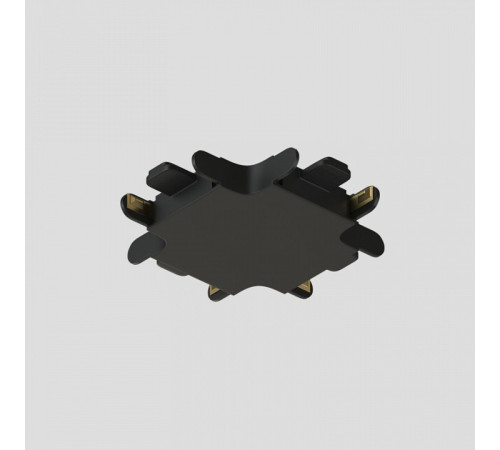 Соединитель X-образный для треков накладных Denkirs AIR BASE TR5234-BK