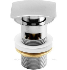 Донный клапан Allen Brau INFINITY Square 1 1/4 с переливом хром 5.21026-00