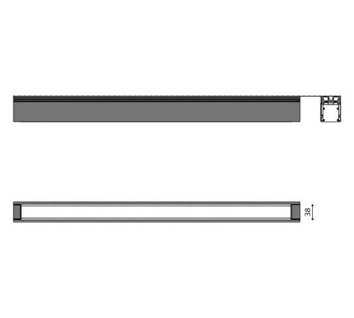 Накладной светильник DesignLed SY SY-601212-BL-24-NW