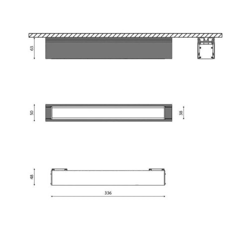 Накладной светильник DesignLed SY SY-601211-BL-12-NW