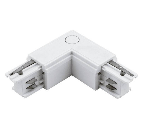 Соединитель угловой L-образный для треков DesignLed Трехфазные треки и аксессуары CN-3F-L-L-WH