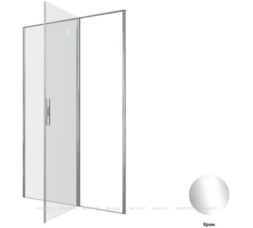 Душевая дверь Allen Brau Priority 1400 мм стекло Optiwhite хром 3.31034.00