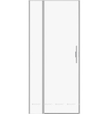 Душевая дверь в нишу Allen Brau Priority 900 мм стекло Optiwhite серебро 3.31002.BA