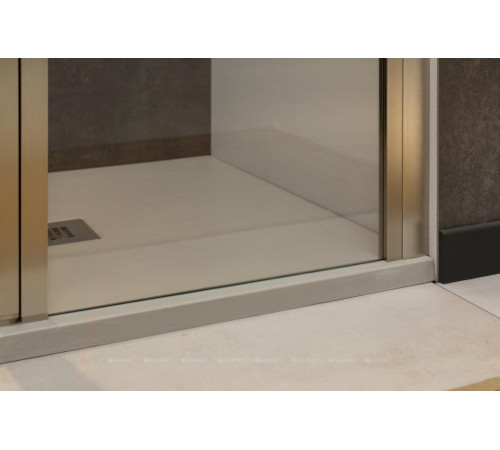 Душевая дверь в нишу Allen Brau Priority 900 мм стекло Optiwhite серебро 3.31002.BA