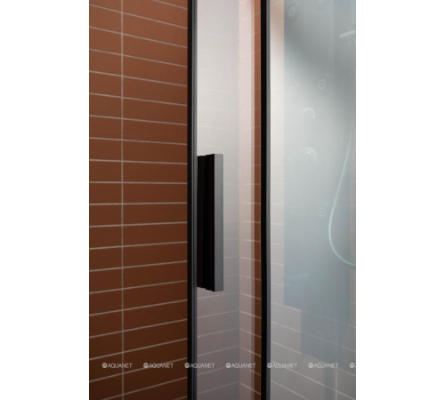 Душевая дверь в нишу Aquanet Pleasure 1500 мм черный матовый AE60-N-150H200U-BT