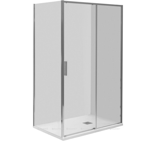 Душевая дверь в нишу Aquanet Pleasure Evo 1200 мм хром Easy Clean AE65-N120-CT