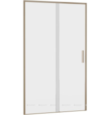 Душевая дверь в нишу Aquanet Pleasure Evo 1200 мм золотой никель Easy Clean AE65-N120-GBT