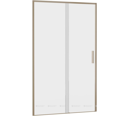 Душевая дверь в нишу Aquanet Pleasure Evo 1200 мм золотой никель Easy Clean AE65-N120-GBT