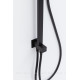 Душевая система Allen Brau INFINITY без смесителя верхний и ручной душ черный матовый 5.21031-31