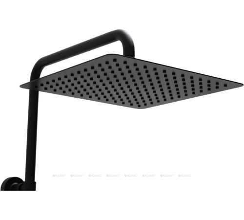 Душевая система Allen Brau INFINITY 4.0 с термостатом верхний душ 300 мм черный матовый 5.21032-31