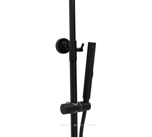 Душевая система Allen Brau INFINITY 4.0 с термостатом верхний душ 300 мм черный матовый 5.21032-31