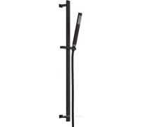 Душевой гарнитур Paffoni City Metal 755 мм со шлангом 1500 мм и лейкой черный матовый ZSAL145NO