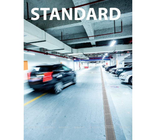 Дренажный канал AlcaPlast AVZ102-R103 100 мм с оцинкованной решеткой B125 AVZ102-R103