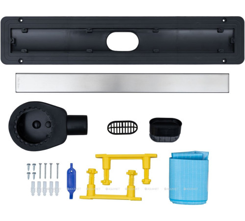 Трап линейный Allen Brau Infinity вставка под плитку/нерж. сталь 550 мм 9.50003.SS