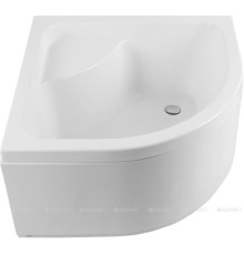 Поддон акриловый Aquanet OPTIMAL 1/4 круга с сиденьем глубокий 90х90х48 см 00293351