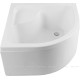 Поддон акриловый Aquanet OPTIMAL 1/4 круга с сиденьем глубокий 90х90х48 см 00293351
