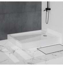 Душевой поддон BelBagno Tray AH 120x100x15 см акриловый прямоугольный TRAY-BB-AH-120/100-15-W