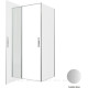 Душевое ограждение Allen Brau Priority 1000x800 мм 8 мм серебро браш 3.31029.BA/3.31041.BA