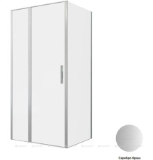 Душевое ограждение Allen Brau Priority 1000x900 мм 8 мм серебро браш 3.31029.BA/3.31044.BA