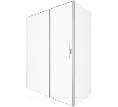 Душевое ограждение Allen Brau Priority 1600х800 мм 8 мм серебро браш 3.31038.BA/3.31041.BA