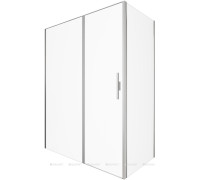 Душевое ограждение Allen Brau Priority 1600х900 мм 8 мм серебро браш 3.31038.BA/3.31044.BA