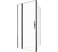 Душевое ограждение Allen Brau Priority 900x900 мм черный браш 3.31003.BBA / 3.31018.BBA