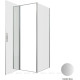 Душевое ограждение Allen Brau Priority 900х900 мм 8 мм серебро браш 3.31026.BA/3.31044.BA