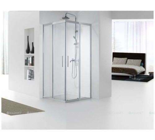 Душевая шторка Aquanet Delta Cube 900x900x2000 мм стекло прозрачное 8 мм 00183212