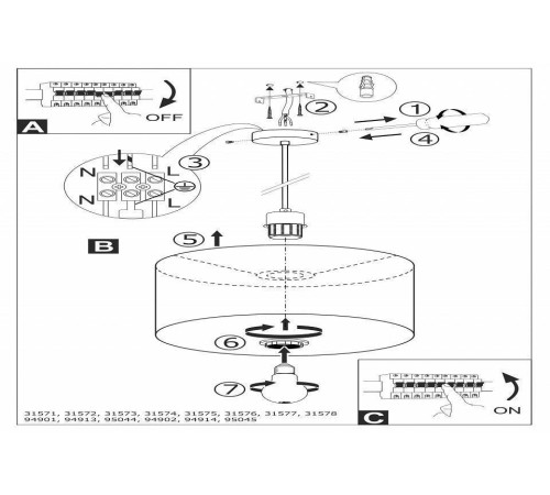 Подвесной светильник Eglo Pasteri 31571