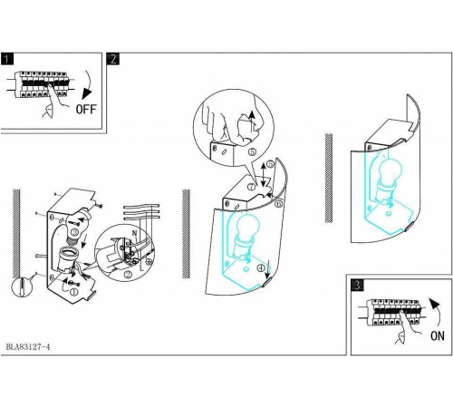 Накладной светильник Eglo Grafik E27 84028