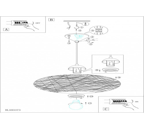 Подвесной светильник Eglo Campilo 93374