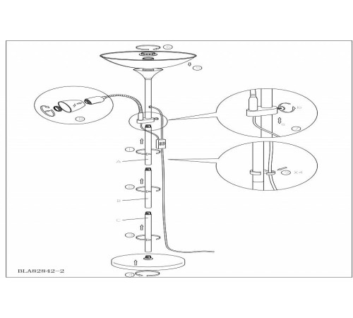 Торшер с подсветкой Eglo ПРОМО Up 2 93917