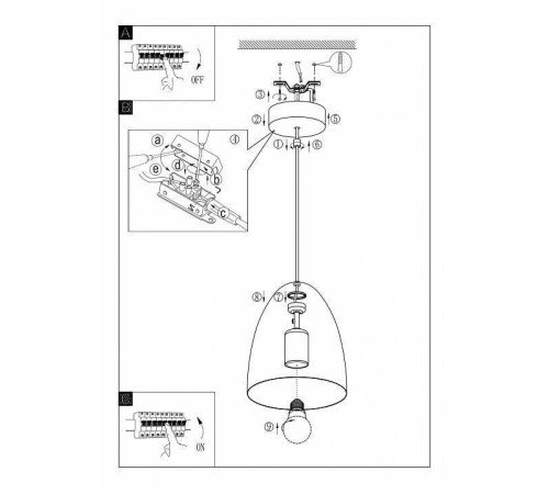 Подвесной светильник Eglo ПРОМО Sarabia 94352