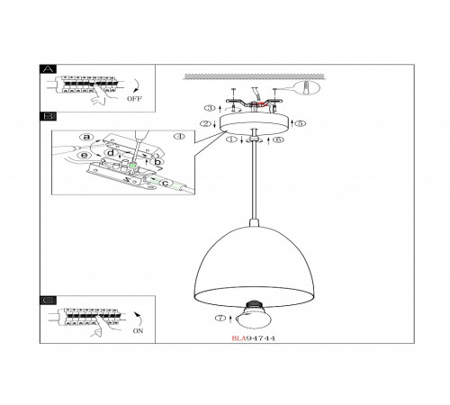 Подвесной светильник Eglo Coretto 2 94744