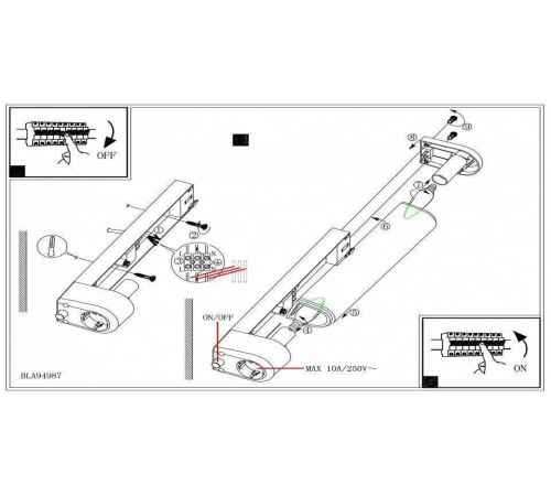 Накладной светильник Eglo ПРОМО Bari 1 94987