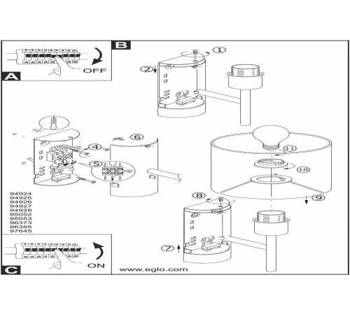 Бра Eglo ПРОМО Viserbella 97645