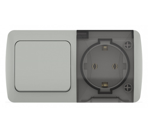 Блок с розеткой и выключателем Elbi Eleсtriс Eva 554-011500-920