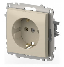 Розетка с заземлением, без рамки Elbi Eleсtriс Zena Vega 609-010300-217