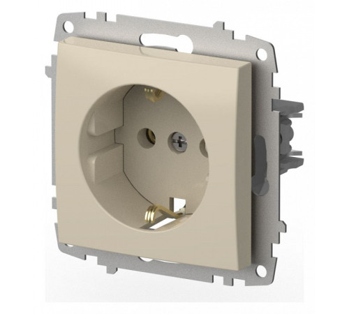 Розетка с заземлением, без рамки Elbi Eleсtriс Zena Vega 609-010300-217