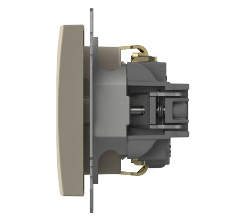 Розетка с заземлением, без рамки Elbi Eleсtriс Zena Vega 609-010300-217
