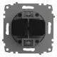 Розетка двойная Ethernet RJ-45 без рамки Elbi Eleсtriс Zena Vega 609-011000-248