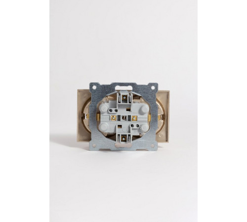 Розетка двойная с заземлением, без рамки Elbi Eleсtriс Zena Vega 609-011400-907