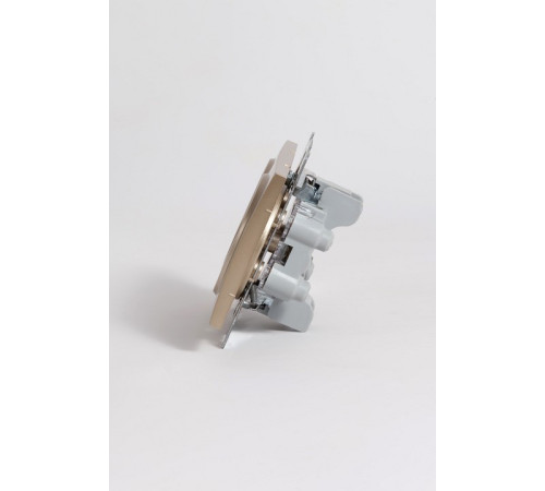 Розетка двойная без заземления, без рамки Elbi Eleсtriс Zena Vega 609-011400-908