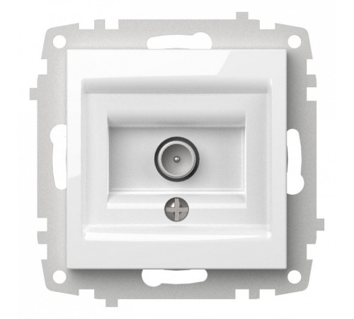 ТВ-розетка проходная без рамки Elbi Eleсtriс Zena Vega 609-015600-272