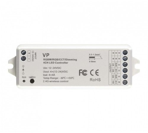 Контроллер-регулятор цвета RGBW ELFLED STD ELFLED-RGBWcontrVP