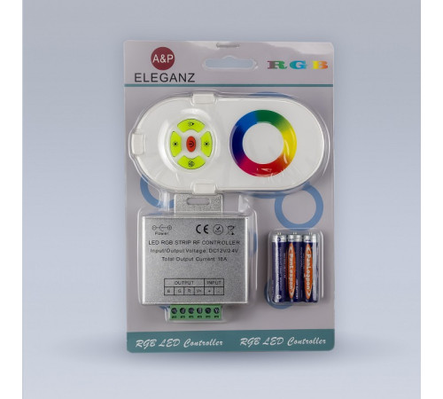 Контроллер-регулятор цвета RGB с пультом ДУ Eleganz 1000