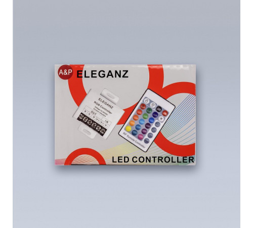 Контроллер-регулятор цвета RGBW с пультом ДУ Eleganz 1004